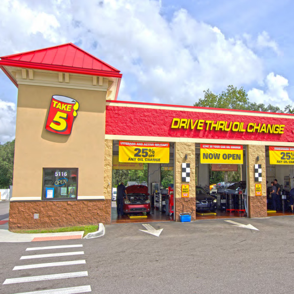 take 5 oil change net lease property