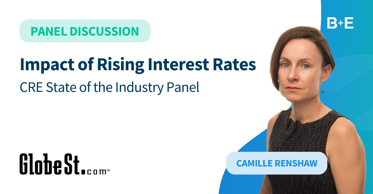 Camille Renshaw speaks at GlobeSt.com event